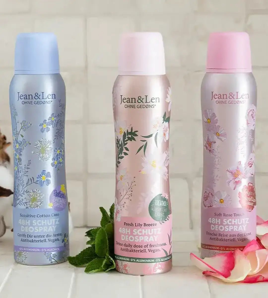 Jean & Len® | Deospray Menthol/Wasserlilie | 150ml