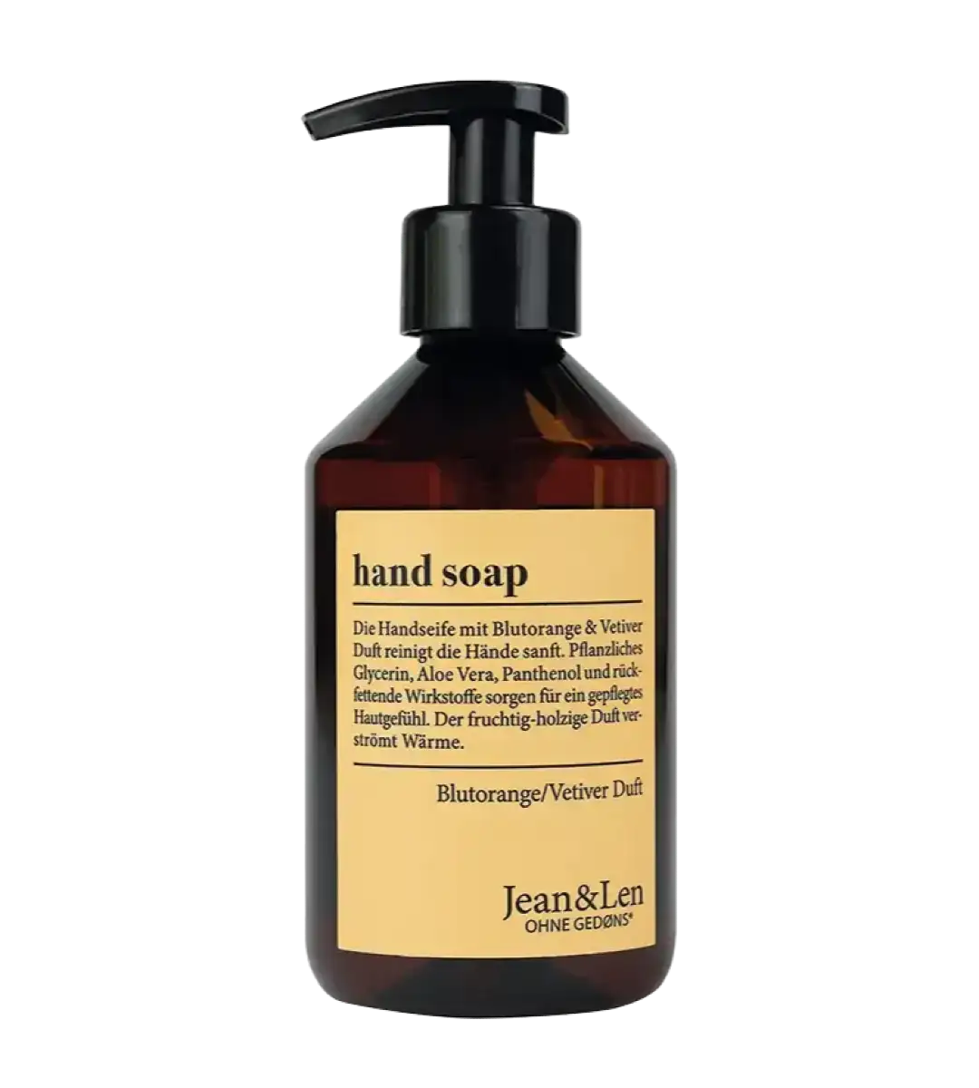 Jean & Len® | Handseife | Blutorange/Vetiver | 250ml