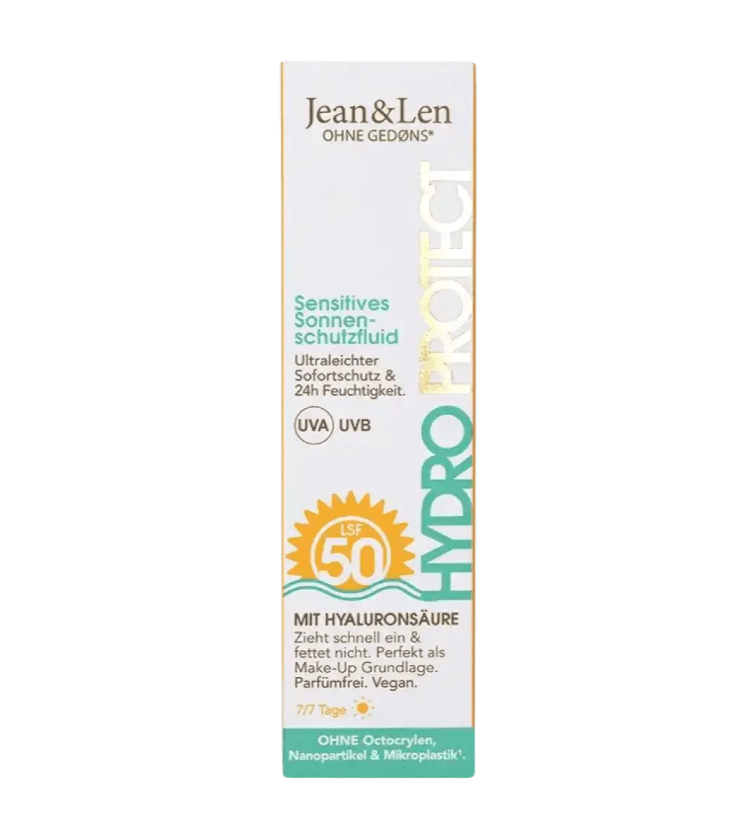 Jean & Len® | Sensitives Sonnenschutzfluid | Hydro LSF 50 | 50ml