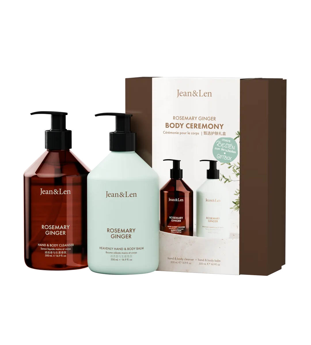 Jean & Len® | Body Ceremony | Rosemary/Ginger
