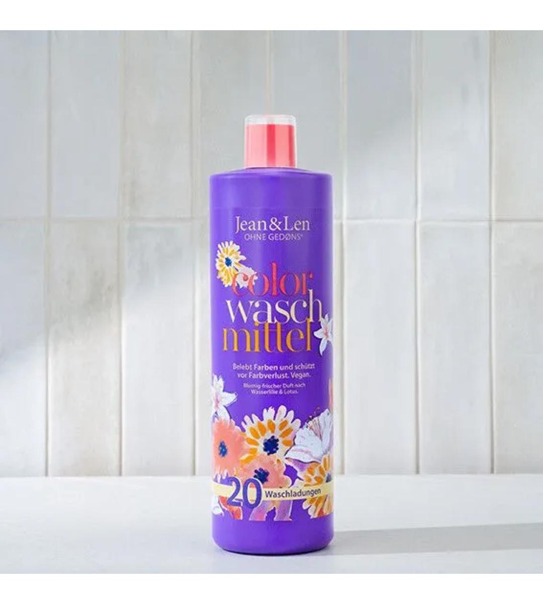 Jean & Len® | Colorwaschmittel | Wasserlilie/Lotus | 1 L