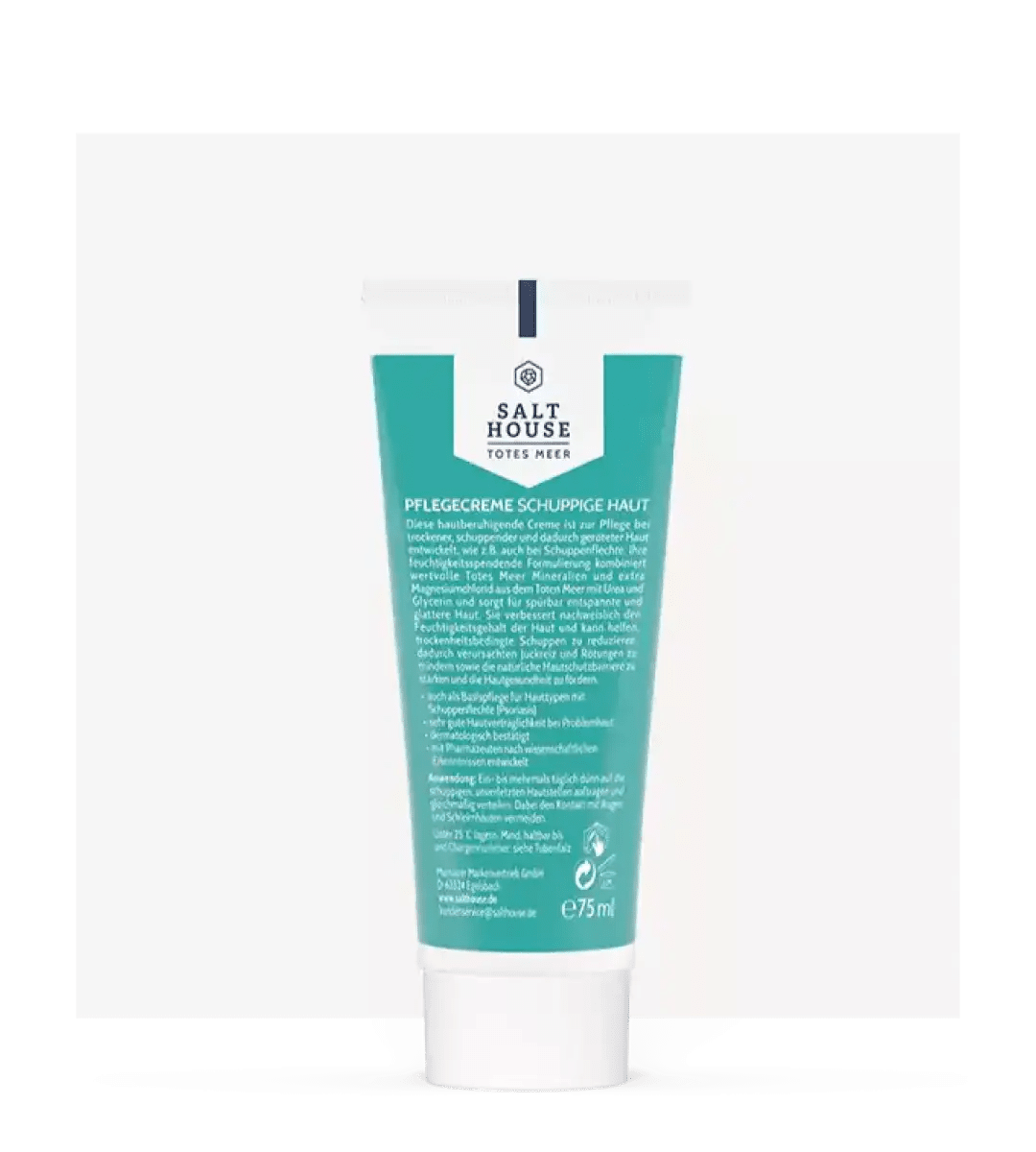 SALTHOUSE® Thérapie originale de la mer Morte | Pommade contre le psoriasis | 75ml
