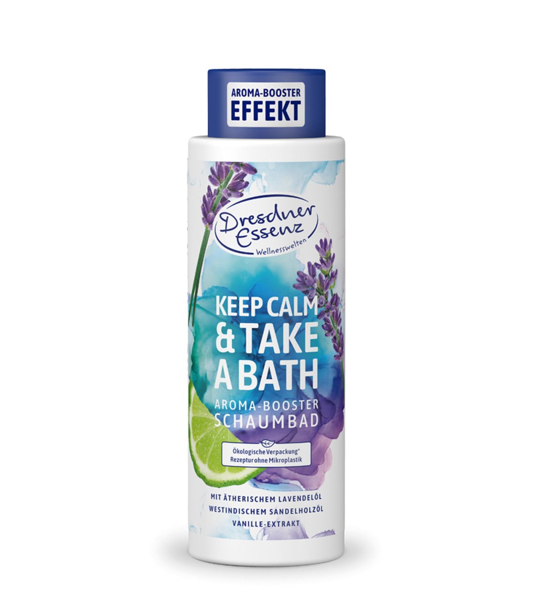 Dresdner Essenz® | Aroma-Booster Schaumbad | "Keep Calm & Take a Bath" | 500 ml