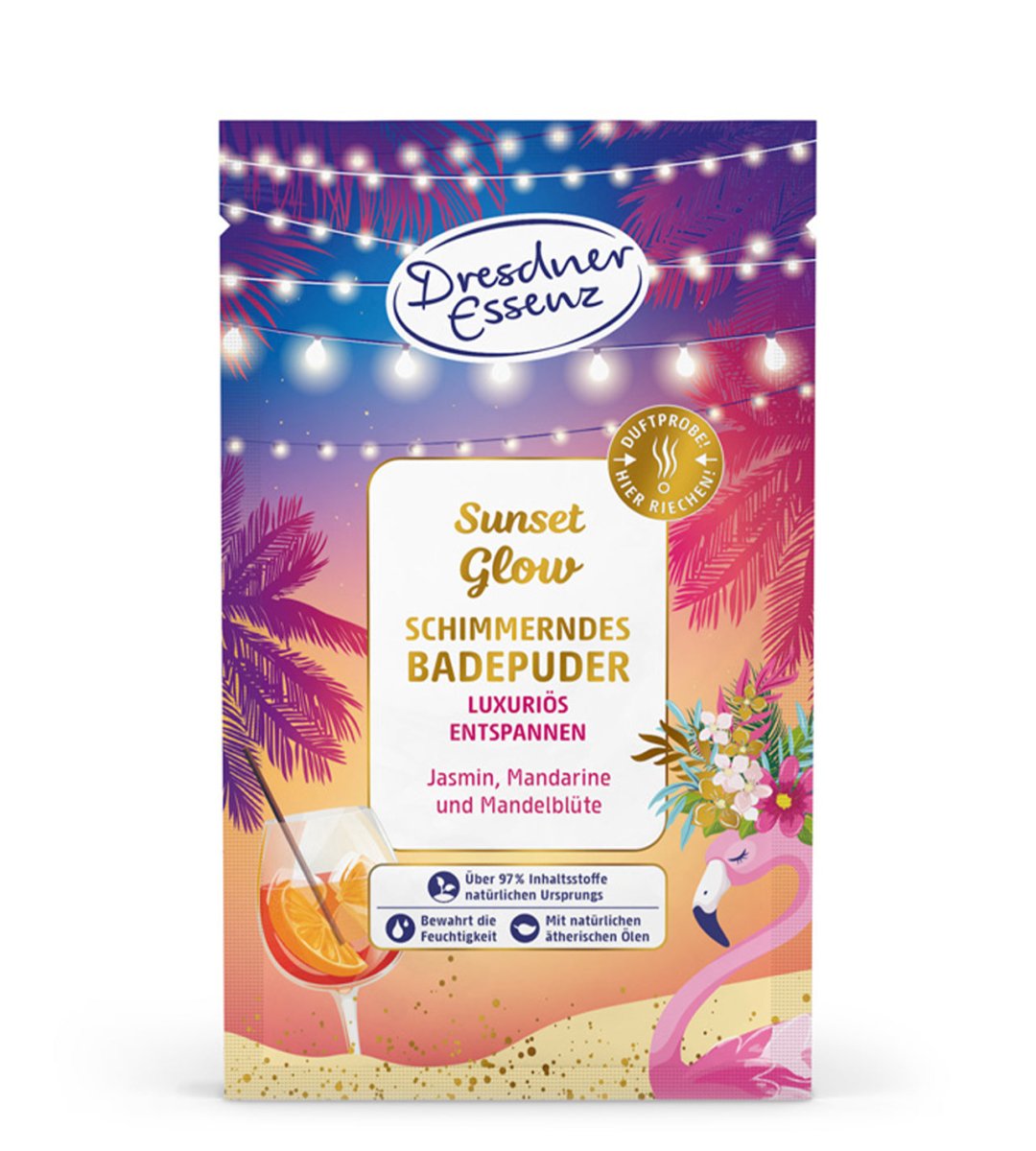 Dresdner Essenz® | Schimmerndes Badepuder | Sunset Glow | 60g