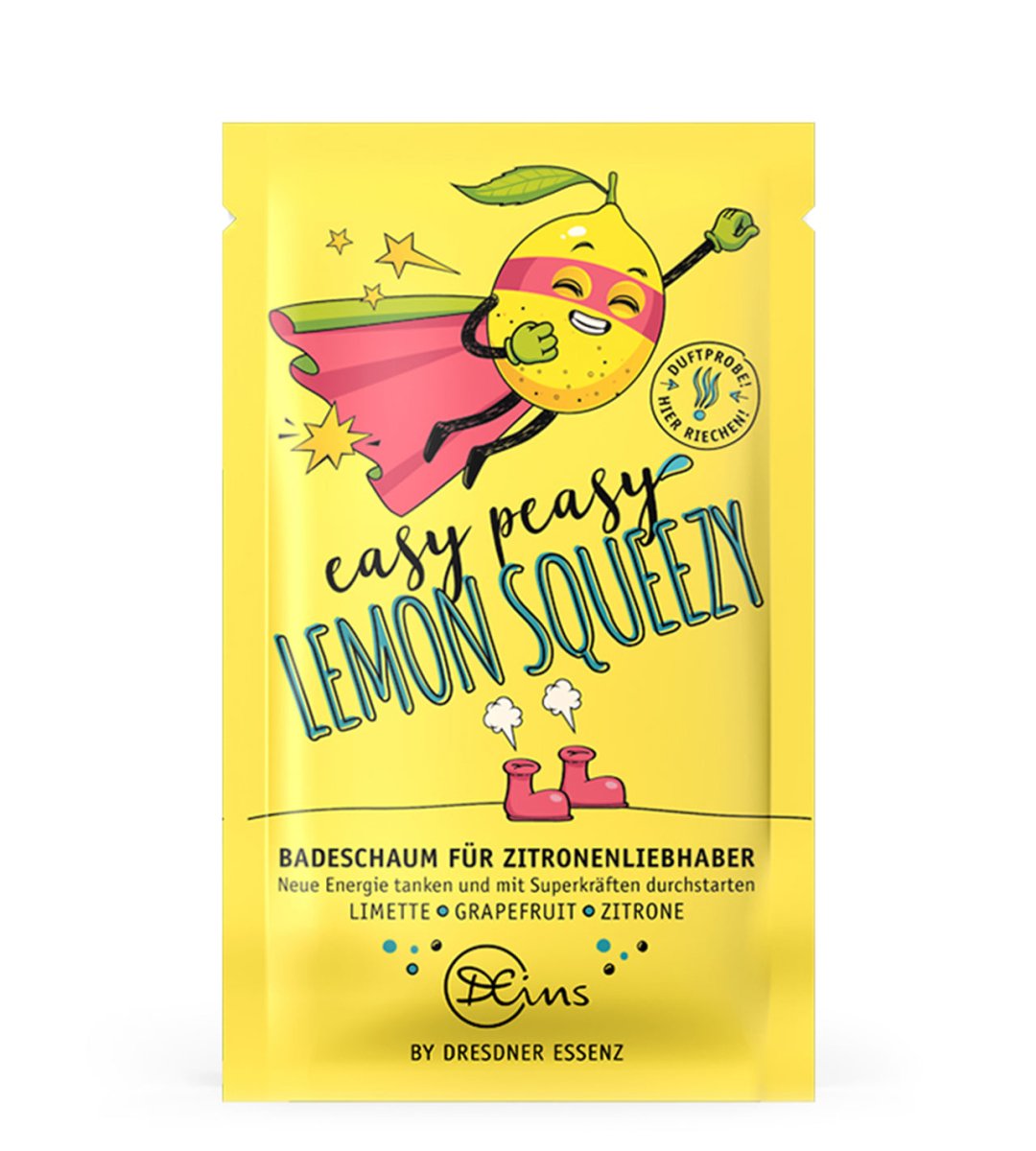 Dresdner Essenz® | Easy Peasy Lemon Squeezy | Badeschaum für Zitronenliebhaber | 60g