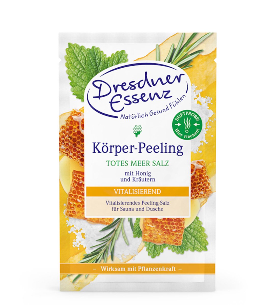 Dresdner-Essenz Koerper Peeling Honig-Kraeuter 50g