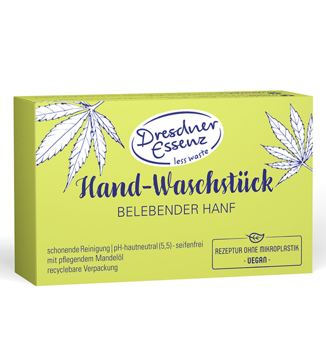 Dresdner Essenz® | Hand-Waschstück | Belebender Hanf | 100 g