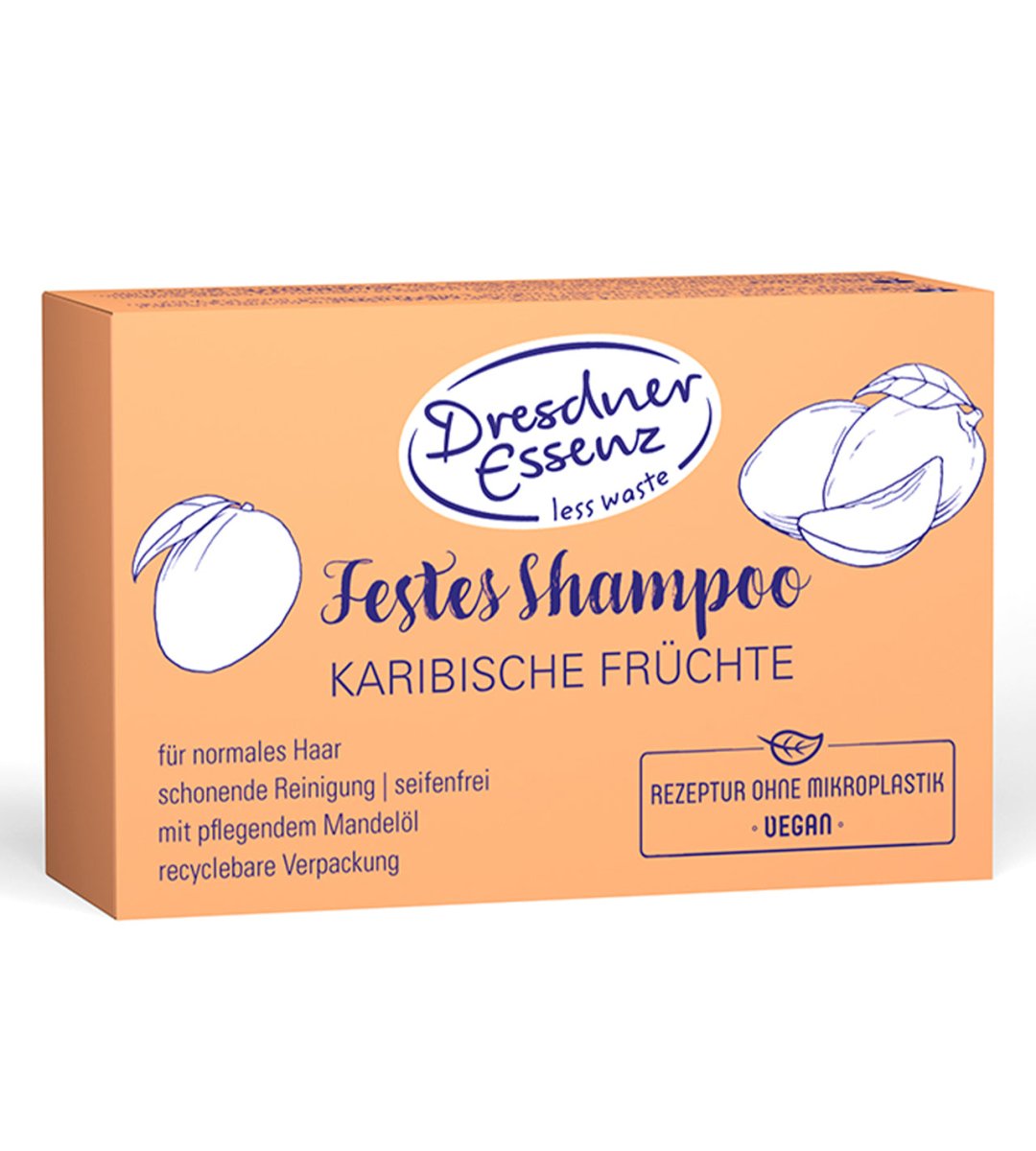 Dresdner Essenz® | Festes Shampoo | Karibische Früchte | 65 g