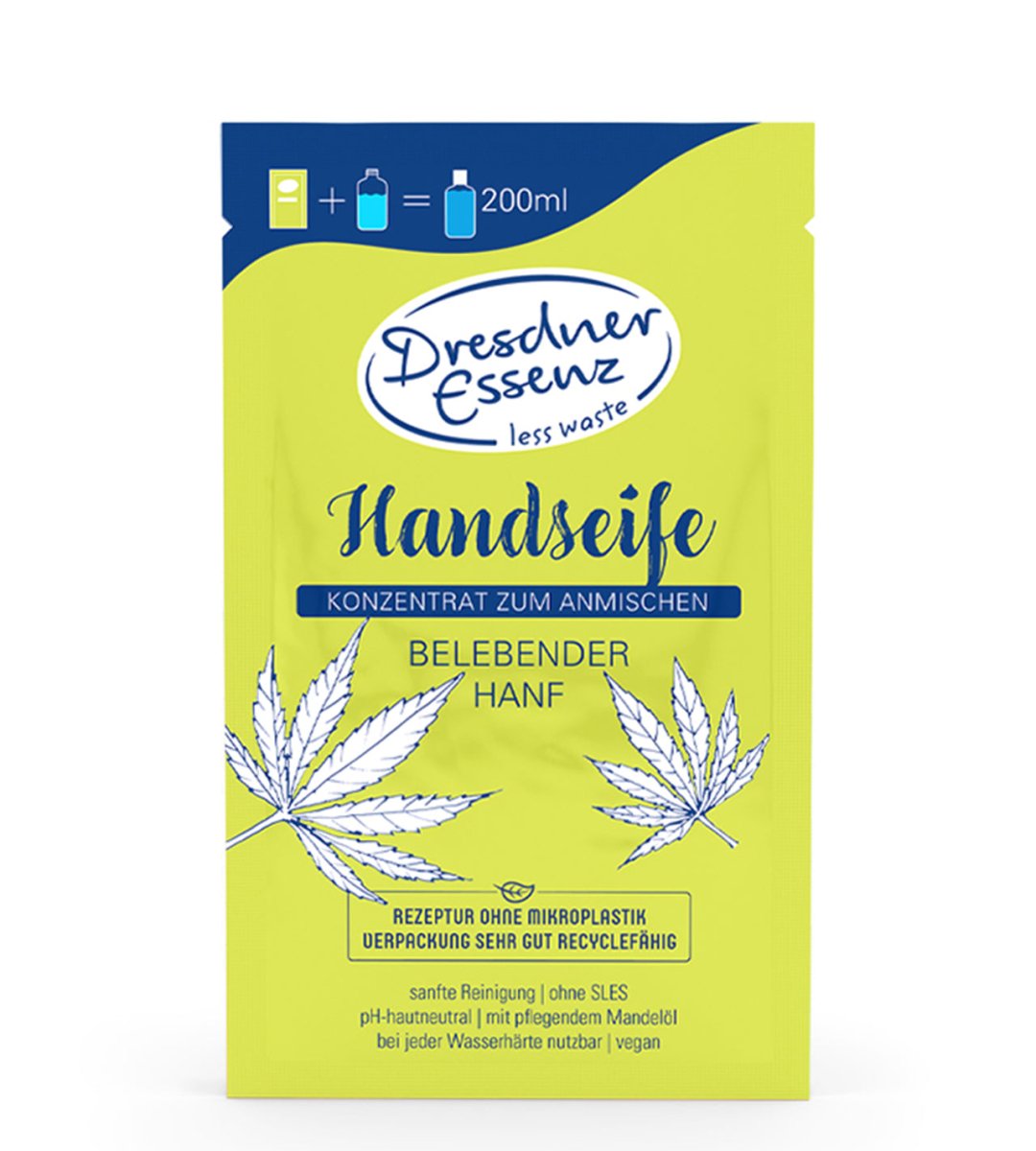 Dresdner Essenz® | Handseife Konzentrat | Belebender Hanf | 40 g