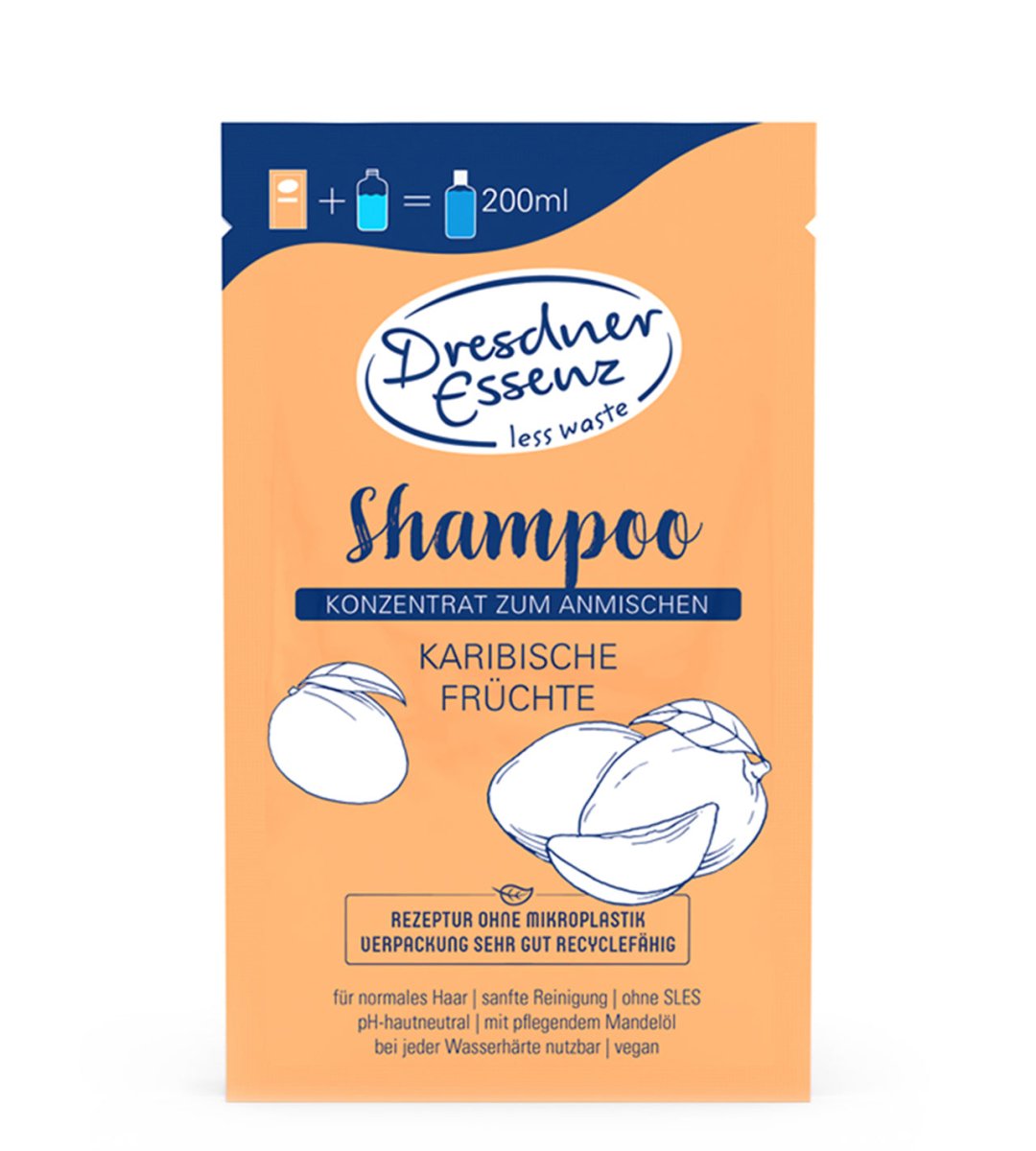Dresdner Essenz® | Shampoo Konzentrat | Karibische Früchte | 40g