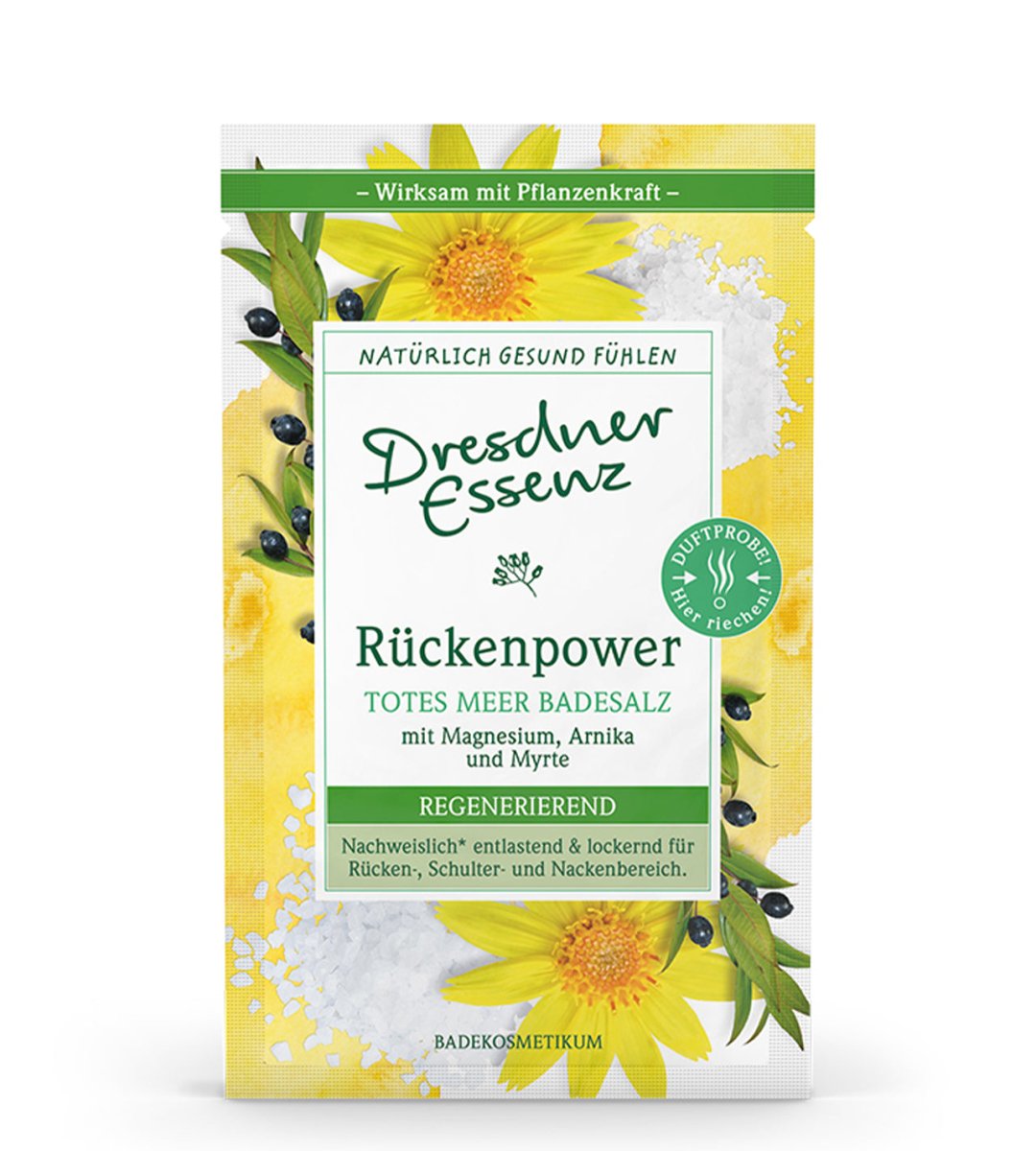 Dresdner-Essenz Natuerlich Gesund Fuehlen Gesundheitsbad Rueckenpower 60g