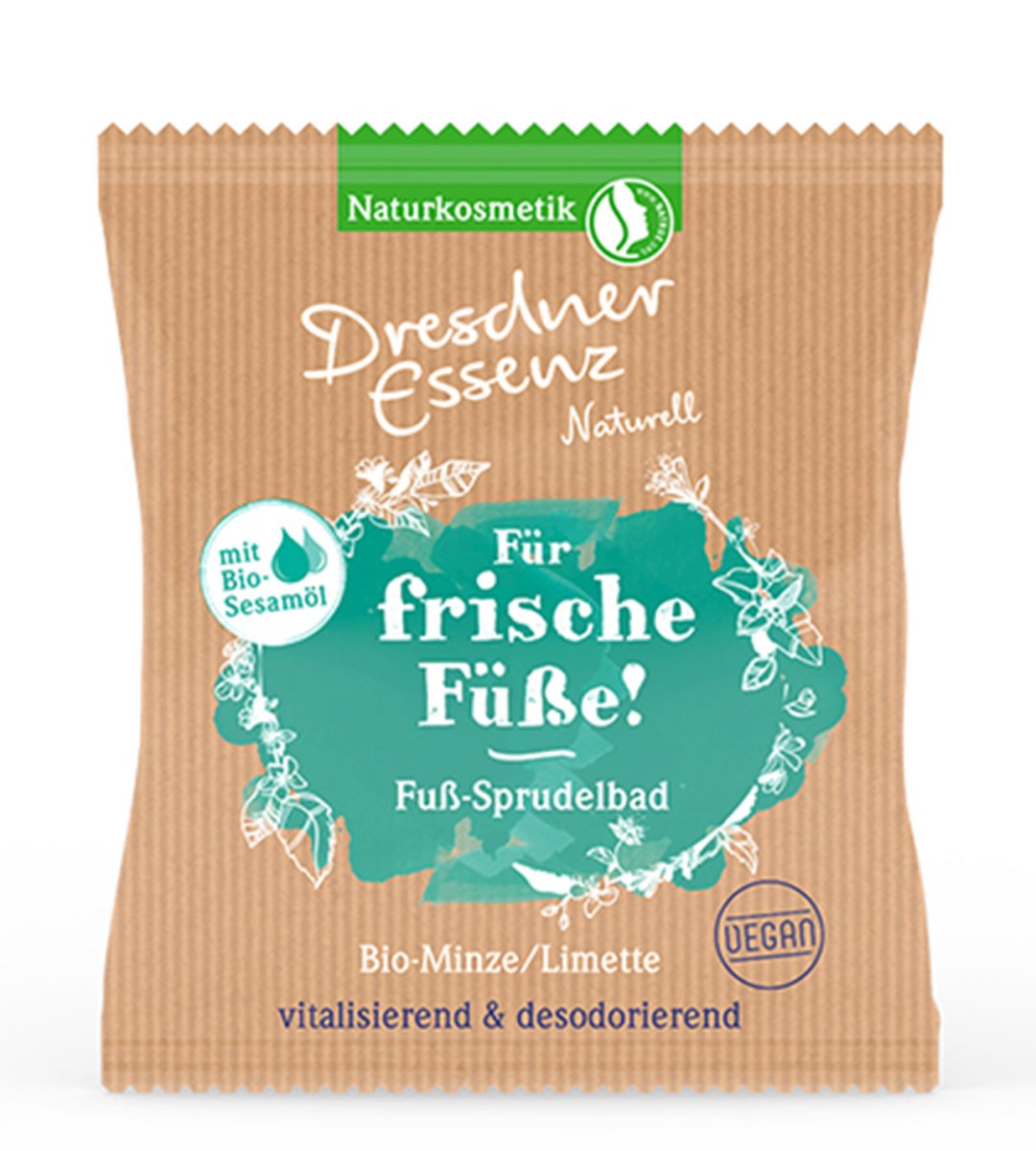 Dresdner Essenz® | Fuß-Sprudelbad | „Für frische Füße!“ | 30 g