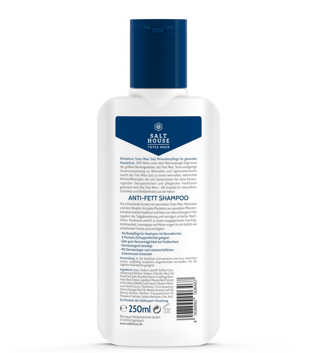 SALTHOUSE® Original Totes Meer Therapie | Shampoo | Anti-Fett | 250 ml
