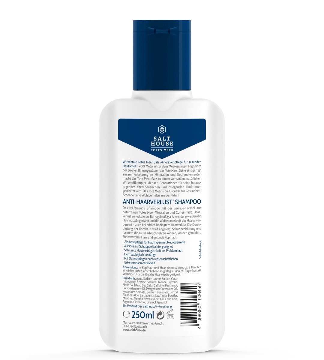 SALTHOUSE® Original Totes Meer Therapie | Shampoo | Anti-Haarverlust | 250 ml