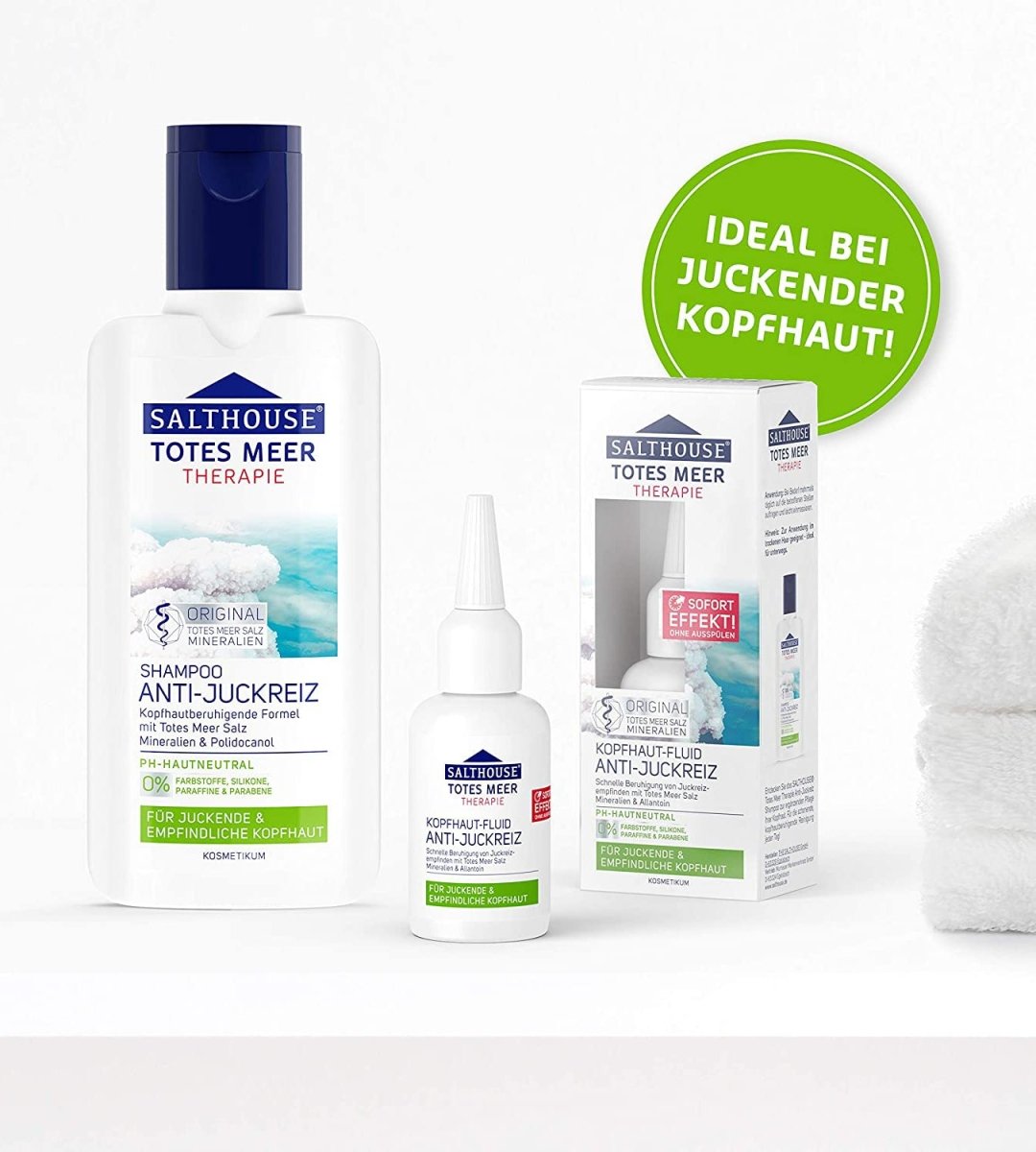 Salthouse TotesMeer Salz Therapie Anti-Juckreiz Shampoo Kombinationsprodukte 250ml