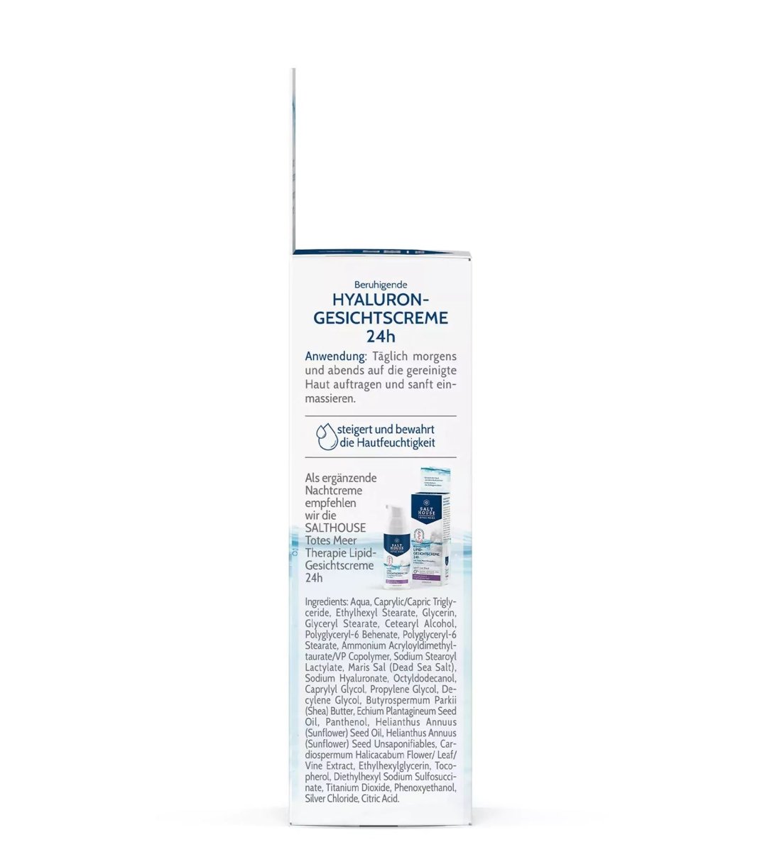 SALTHOUSE® Original Totes Meer Therapie | Hyaluron Gesichtscreme 24h | 50ml