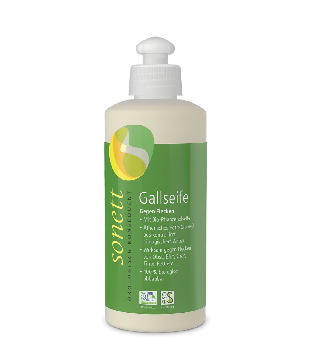 Sonett® | Gallseife | Mit Bio-Pflanzenölseife | 300ml