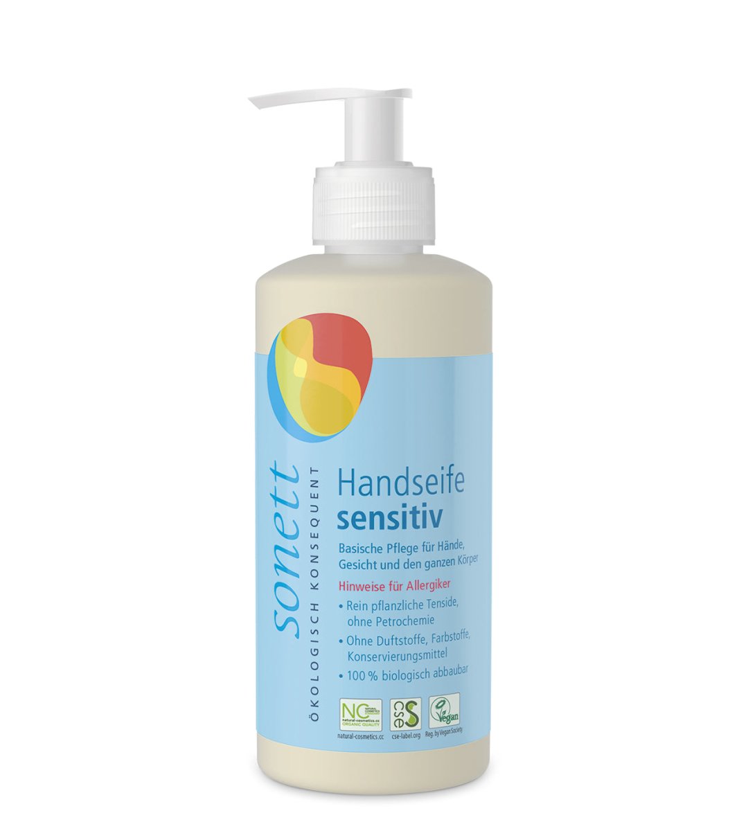 Sonett® | Handseife sensitiv | Spender | 300ml