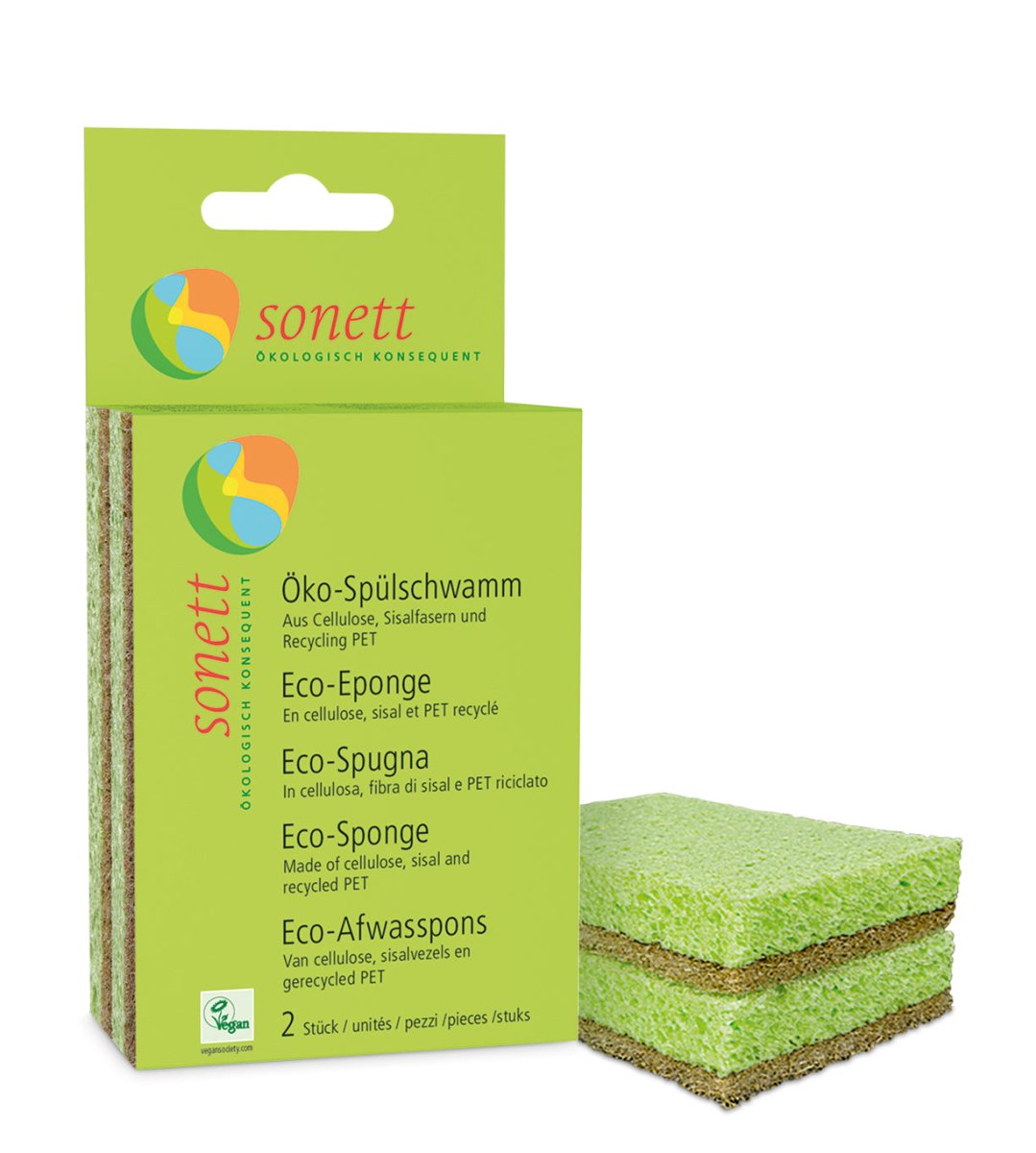 Sonett® | Öko-Spülschwamm | 2er Pack