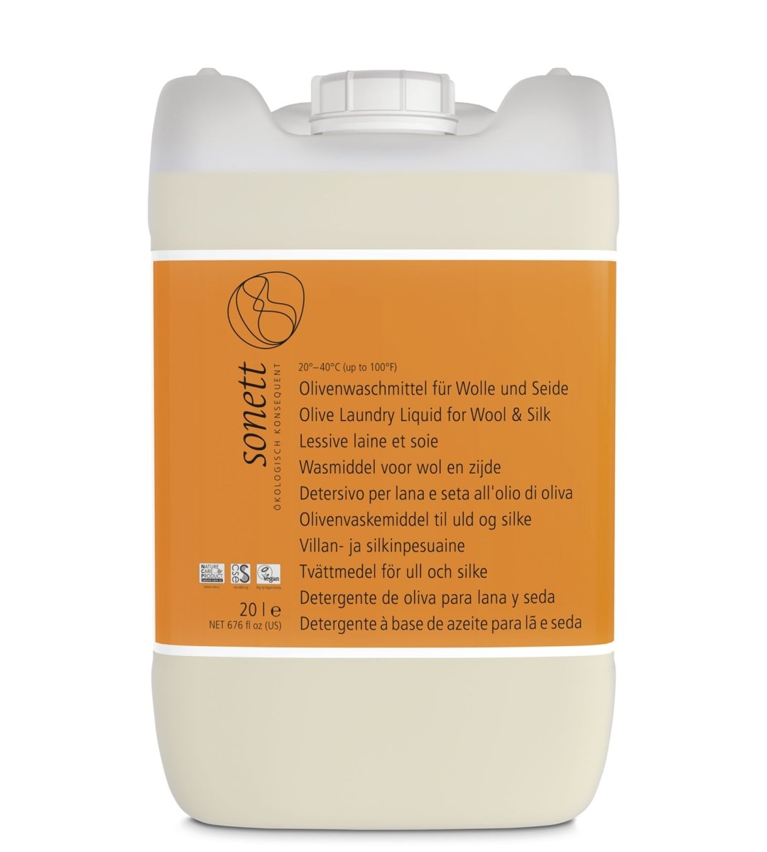 Sonett® | Olivenwaschmittel für Wolle und Seide | 20l