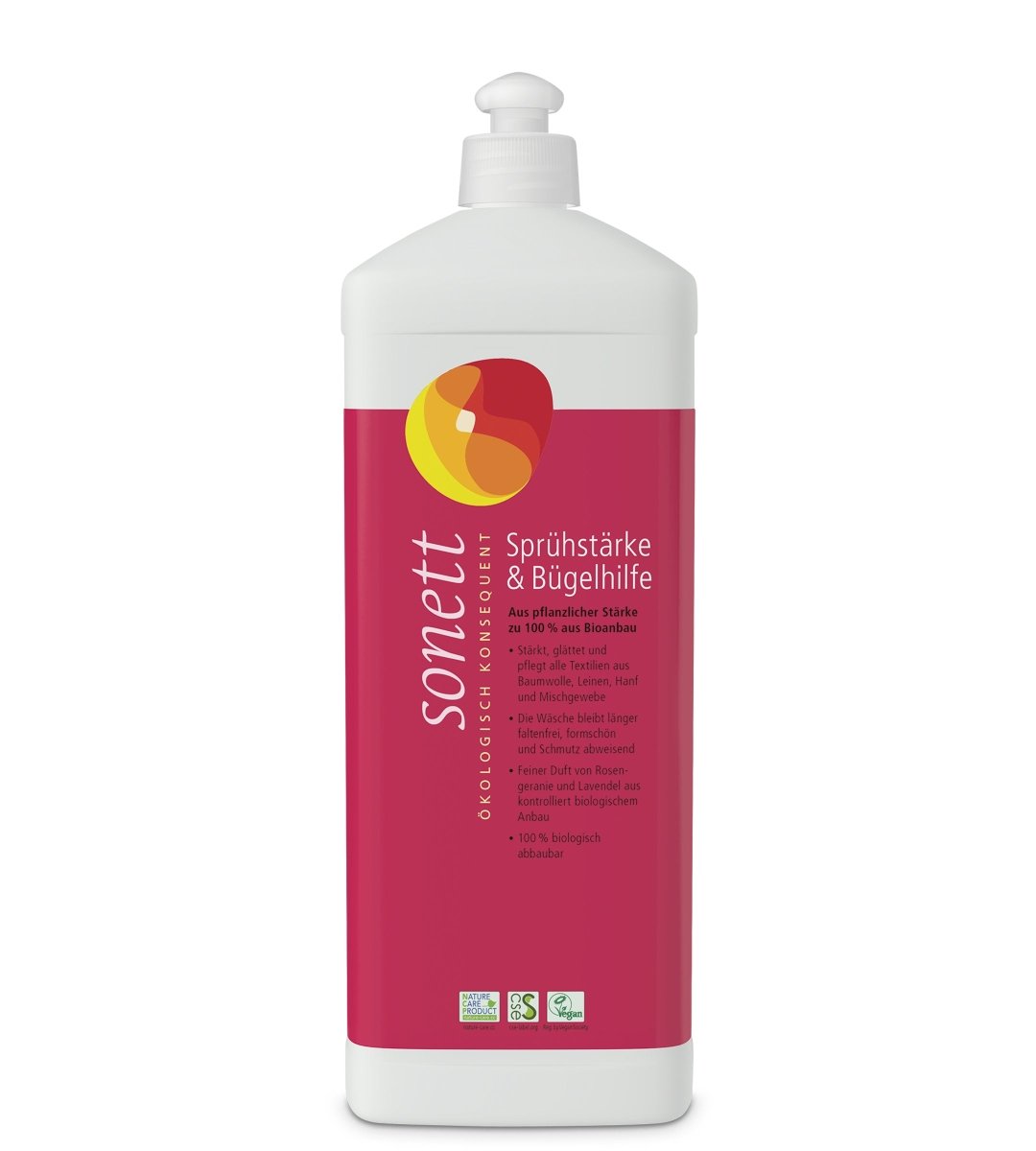 Sonett® | Sprühstärke & Bügelhilfe | Nachfüllflasche | 1l