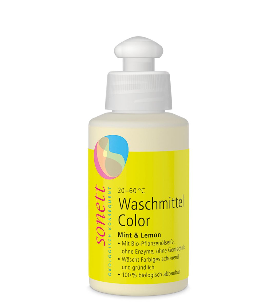 Sonett® | Waschmittel Color | flüssig | Mint & Lemon | 120ml