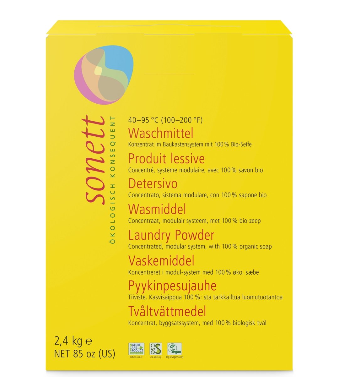 Sonett® | Waschmittel | Pulver-Konzentrat | 2,4kg